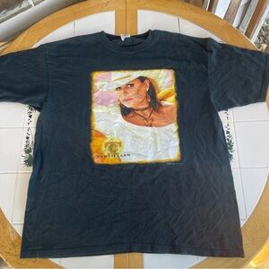Vintage Terri Clark T Shirt 2XL Tour Country Music Double Sided Back Hit 2002